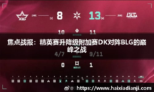 焦点战报：精英赛升降级附加赛DK对阵BLG的巅峰之战