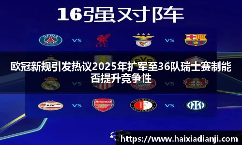 欧冠新规引发热议2025年扩军至36队瑞士赛制能否提升竞争性